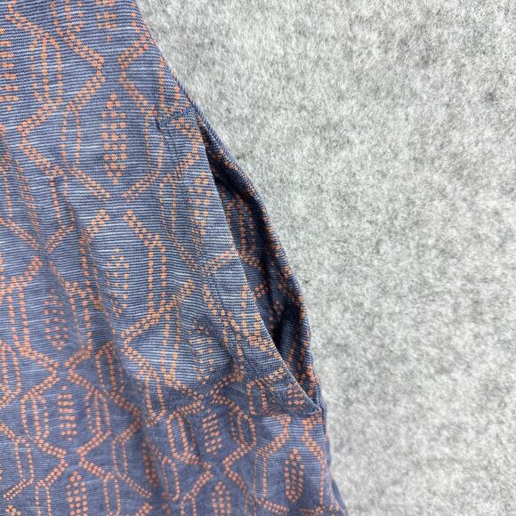 Toad & Co Cue Wrap Cafe Dress Womens S Geometric Organic Blend Travel Stretch* - Picture 4 of 16